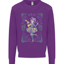 The Mardi Gras Queen Mens Sweatshirt Jumper Purple
