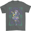 The Mardi Gras Queen Mens T-Shirt 100% Cotton Charcoal