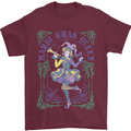 The Mardi Gras Queen Mens T-Shirt 100% Cotton Maroon