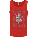 The Mardi Gras Queen Mens Vest Tank Top Red