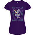 The Mardi Gras Queen Womens Petite Cut T-Shirt Purple