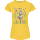 The Mardi Gras Queen Womens Petite Cut T-Shirt Yellow
