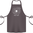 The Milky Way Astronomy Solar System Planet Cotton Apron 100% Organic Dark Grey