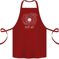 The Milky Way Astronomy Solar System Planet Cotton Apron 100% Organic Maroon