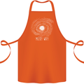 The Milky Way Astronomy Solar System Planet Cotton Apron 100% Organic Orange