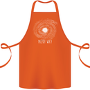 The Milky Way Astronomy Solar System Planet Cotton Apron 100% Organic Orange