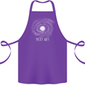 The Milky Way Astronomy Solar System Planet Cotton Apron 100% Organic Purple