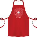 The Milky Way Astronomy Solar System Planet Cotton Apron 100% Organic Red