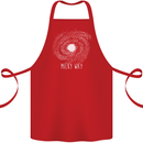 The Milky Way Astronomy Solar System Planet Cotton Apron 100% Organic Red