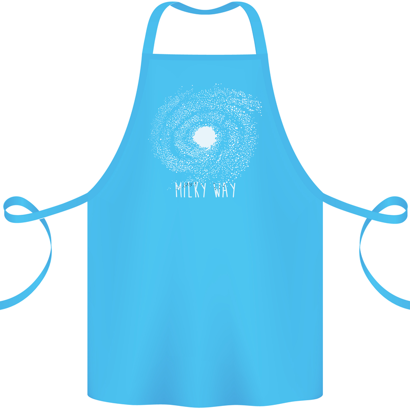 The Milky Way Astronomy Solar System Planet Cotton Apron 100% Organic Turquoise