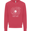 The Milky Way Astronomy Solar System Planet Kids Sweatshirt Jumper Heliconia