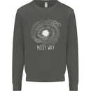 The Milky Way Astronomy Solar System Planet Kids Sweatshirt Jumper Storm Grey