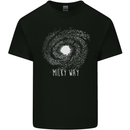 The Milky Way Astronomy Solar System Planet Kids T-Shirt Childrens Black