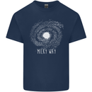 The Milky Way Astronomy Solar System Planet Kids T-Shirt Childrens Navy Blue