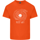 The Milky Way Astronomy Solar System Planet Kids T-Shirt Childrens Orange