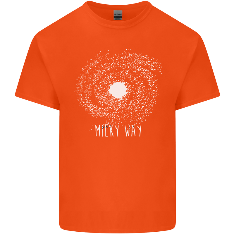 The Milky Way Astronomy Solar System Planet Kids T-Shirt Childrens Orange