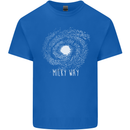 The Milky Way Astronomy Solar System Planet Kids T-Shirt Childrens Royal Blue