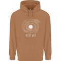 The Milky Way Astronomy Solar System Planet Mens 80% Cotton Hoodie Caramel Latte