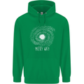 The Milky Way Astronomy Solar System Planet Mens 80% Cotton Hoodie Irish Green