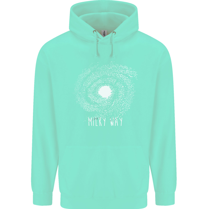 The Milky Way Astronomy Solar System Planet Mens 80% Cotton Hoodie Peppermint