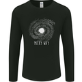 The Milky Way Astronomy Solar System Planet Mens Long Sleeve T-Shirt Black