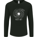 The Milky Way Astronomy Solar System Planet Mens Long Sleeve T-Shirt Black