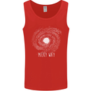 The Milky Way Astronomy Solar System Planet Mens Vest Tank Top Red