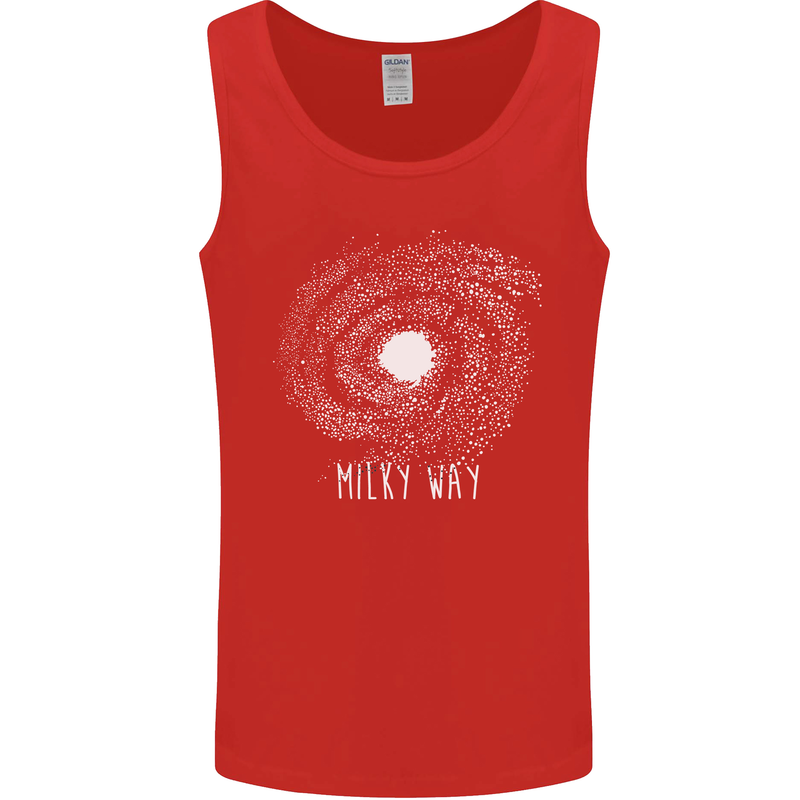 The Milky Way Astronomy Solar System Planet Mens Vest Tank Top Red