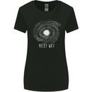 The Milky Way Astronomy Solar System Planet Womens Wider Cut T-Shirt Black