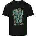 The Mountain Is Calling Hiking Trekking Kids T-Shirt Childrens Black