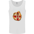 The N.Ireland Flag Fire Effect Mens Vest Tank Top White