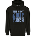 The Next Beep Funny Metal Detecting Childrens Kids Hoodie Black
