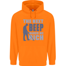 The Next Beep Funny Metal Detecting Childrens Kids Hoodie Orange