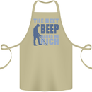 The Next Beep Funny Metal Detecting Cotton Apron 100% Organic Khaki