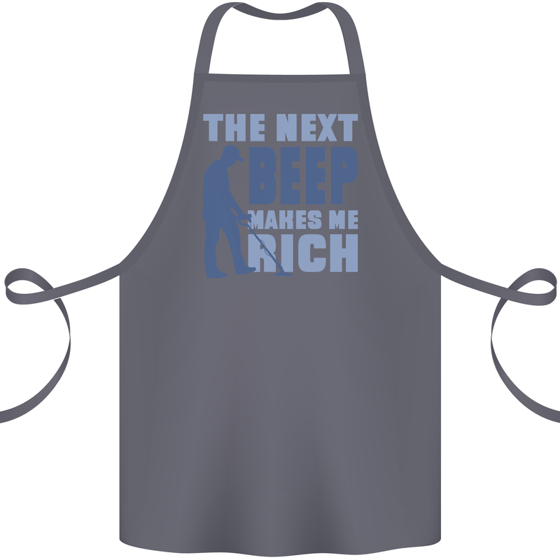 The Next Beep Funny Metal Detecting Cotton Apron 100% Organic Steel