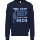 The Next Beep Funny Metal Detecting Kids Sweatshirt Jumper Navy Blue