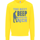 The Next Beep Funny Metal Detecting Kids Sweatshirt Jumper Yellow