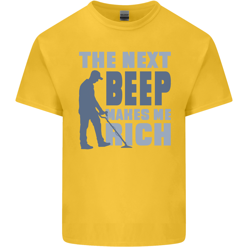 The Next Beep Funny Metal Detecting Kids T-Shirt Childrens Yellow
