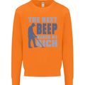 The Next Beep Funny Metal Detecting Mens Sweatshirt Jumper Orange