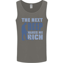 The Next Beep Funny Metal Detecting Mens Vest Tank Top Charcoal