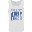 The Next Beep Funny Metal Detecting Mens Vest Tank Top White