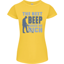 The Next Beep Funny Metal Detecting Womens Petite Cut T-Shirt Yellow