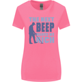 The Next Beep Funny Metal Detecting Womens Wider Cut T-Shirt Azalea