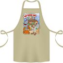 The Ocean Bar Scuba Diving Diver Alcohol Cotton Apron 100% Organic Khaki