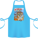 The Ocean Bar Scuba Diving Diver Alcohol Cotton Apron 100% Organic Turquoise