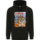 The Ocean Bar Scuba Diving Diver Alcohol Mens 80% Cotton Hoodie Black