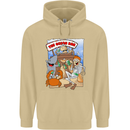 The Ocean Bar Scuba Diving Diver Alcohol Mens 80% Cotton Hoodie Sand