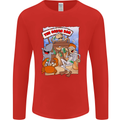 The Ocean Bar Scuba Diving Diver Alcohol Mens Long Sleeve T-Shirt Red