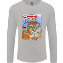 The Ocean Bar Scuba Diving Diver Alcohol Mens Long Sleeve T-Shirt Sports Grey