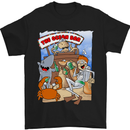 The Ocean Bar Scuba Diving Diver Alcohol Mens T-Shirt Cotton Gildan Black